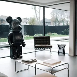 Aero Bear 165cm Black Resin Indoor Sculpture