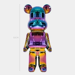 Aero Bear 50cm Dynamic Colour Resin Indoor Sculpture