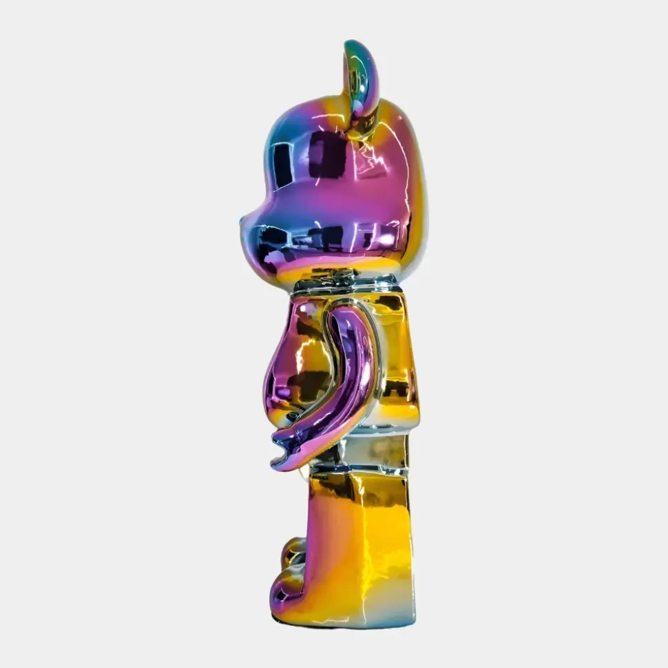 Aero Bear 50cm Dynamic Colour Resin Indoor Sculpture