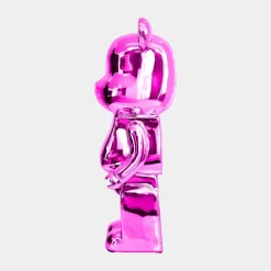 Aero Bear 50cm Pink Resin Indoor Sculpture