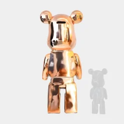 Aero Bear 135cm Rose Gold Resin Indoor Sculpture