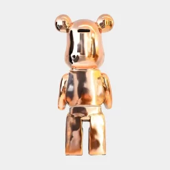 Aero Bear 50cm Rose Gold Resin Indoor Sculpture