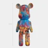 Aero Bear Colourburst 50cm Resin Indoor Sculpture