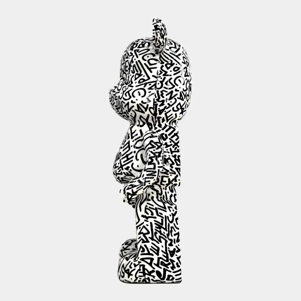 Aero Bear Doodle 50cm Resin Indoor Sculpture