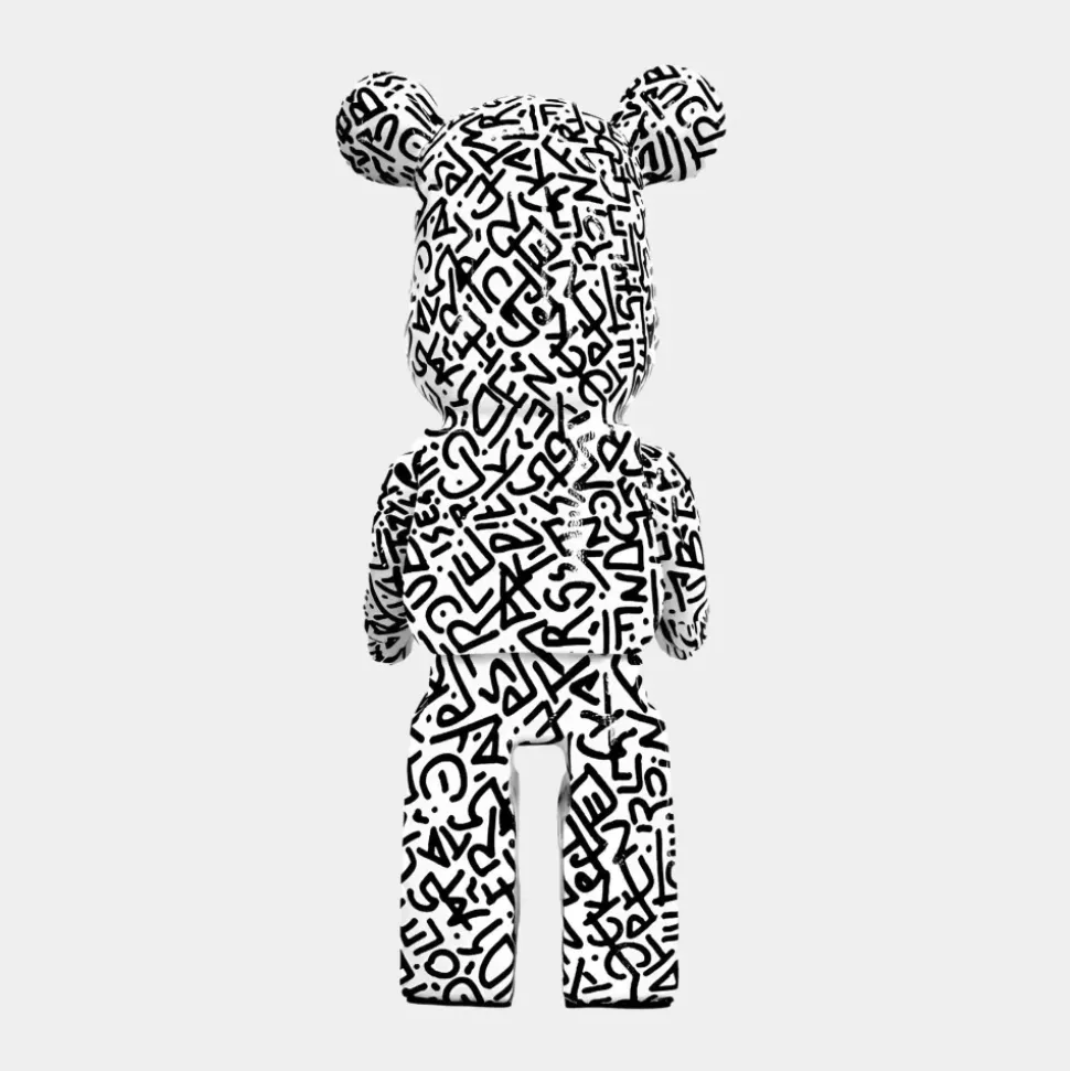 Aero Bear Doodle 50cm Resin Indoor Sculpture