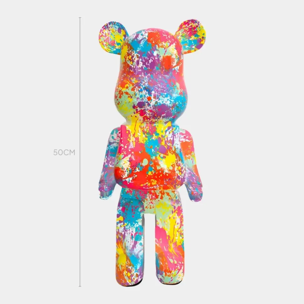 Aero Bear Frenzy 50cm Resin Indoor Sculpture