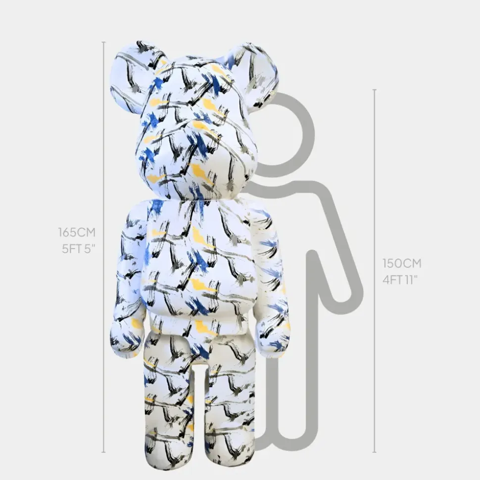 Aero Bear Infinity 165cm Resin Indoor Sculpture