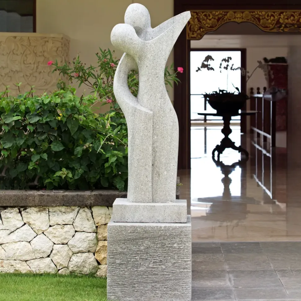 Affection Contemporary Stone Garden Sculpture