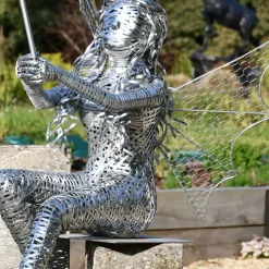 Alette Fairy Metal Wire Garden Sculpture