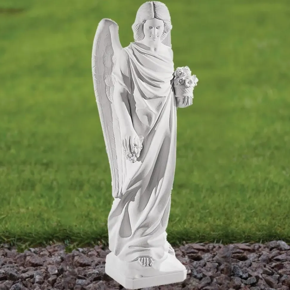 Angel 69cm Marble Resin Garden Statue