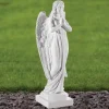 Angel 62cm Marble Resin Garden Statue