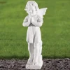 Angel 45cm Marble Resin Garden Statue