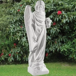 Angel 103cm Marble Resin Garden Statue