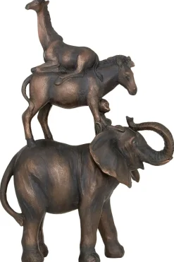 Animal Ascent 46cm Bronze Resin Indoor Statue