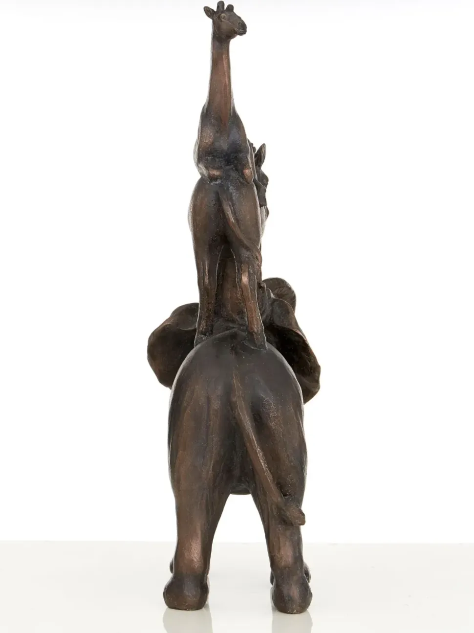 Animal Ascent 46cm Bronze Resin Indoor Statue