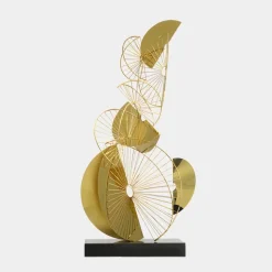 Arc Aeon 93cm Gold Metal Indoor Sculpture