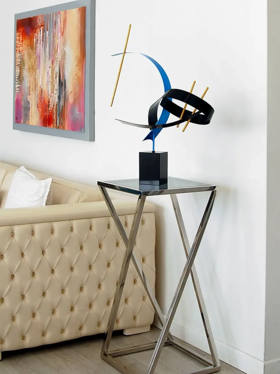 Art of Noise 70cm Abstract Metal Indoor Sculpture