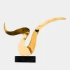 Astral Edge 48cm Gold Metal Indoor Sculpture