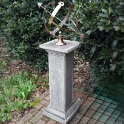 Athenian Armillary Stone Garden Sundial
