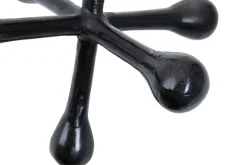 Atomic Bloom 16cm Black Metal Indoor Sculpture