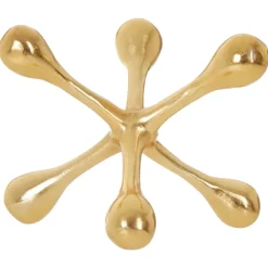 Atomic Bloom 16cm Gold Metal Indoor Sculpture