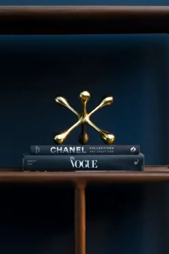 Atomic Bloom 16cm Gold Metal Indoor Sculpture