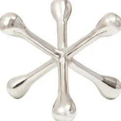 Atomic Bloom 14cm Silver Metal Indoor Sculpture