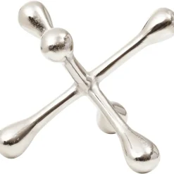 Atomic Bloom 14cm Silver Metal Indoor Sculpture