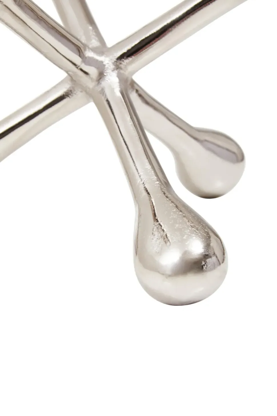 Atomic Bloom 14cm Silver Metal Indoor Sculpture