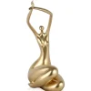 Awakened Grace 54cm Gold Resin Indoor Sculpture