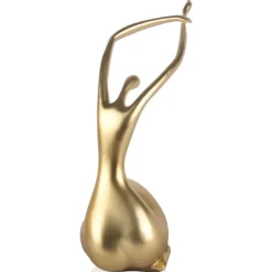 Awakened Grace 54cm Gold Resin Indoor Sculpture