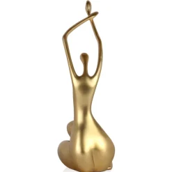 Awakened Grace 32cm Gold Resin Indoor Sculpture