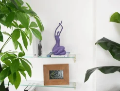 Awakened Grace 32cm Violet Resin Indoor Sculpture
