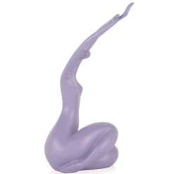 Awakened Grace 32cm Violet Resin Indoor Sculpture