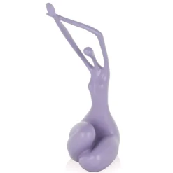 Awakened Grace 32cm Violet Resin Indoor Sculpture