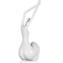 Awakened Grace 32cm White Resin Indoor Sculpture