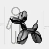 Balloon Dog 130cm Black Fibreglass Indoor Sculpture