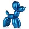 Balloon Dog 46cm Blue Resin Indoor Sculpture