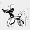Balloon Dog 200cm Chrome Fibreglass Indoor Sculpture
