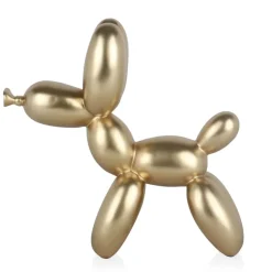 Balloon Dog 27cm Gold Resin Indoor Sculpture