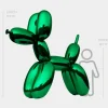 Balloon Dog 240cm Green Fibreglass Indoor Sculpture