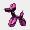 Balloon Dog 80cm Purple Metal Garden Sculpture