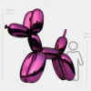 Balloon Dog 240cm Purple Metal Garden Sculpture