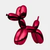 Balloon Dog 80cm Red Metal Garden Sculpture