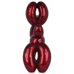 Balloon Dog 60cm Red Resin Indoor Sculpture