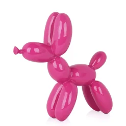 Balloon Dog 27cm Rosa Pink Resin Indoor Sculpture