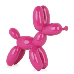 Balloon Dog 27cm Rosa Pink Resin Indoor Sculpture