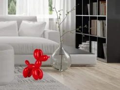 Balloon Dog 46cm Rosso Red Resin Indoor Sculpture