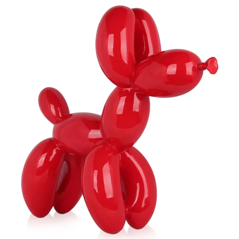 Balloon Dog 62cm Rosso Red Resin Indoor Sculpture