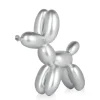 Balloon Dog 27cm Silver Resin Indoor Sculpture